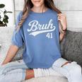 Bruh Baseball Style Number 41 Sports Bro Slang Meme Brother Women's Comfort Colors T-Shirt Chalky Mint Bruh Baseball Style Number 41 Sports Bro Slang Meme Brother Women's Comfort Colors T-Shirt Chalky Mint