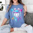 Bunny Baseball Hat With Ice Cream Easter Day Boys Kids Girls Women's Comfort Colors T-Shirt Chalky Mint
