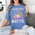 Calm Your Mitts Baseball Ice Cream Drip Crossed Bats Sport Women's Comfort Colors T-Shirt Chalky Mint Calm Your Mitts Baseball Ice Cream Drip Crossed Bats Sport Women's Comfort Colors T-Shirt Chalky Mint