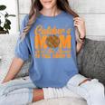 Catcher's Mom And Not Afraid Leopard Baseball Mom Women's Comfort Colors T-Shirt Chalky Mint Catcher's Mom And Not Afraid Leopard Baseball Mom Women's Comfort Colors T-Shirt Chalky Mint