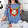 Christmas Baseball Ice Cream Drip Men Women Kids Women's Comfort Colors T-Shirt Chalky Mint