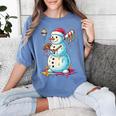 Christmas Baseball Snowman Drip For Boys Men Girls Women Women's Comfort Colors T-Shirt Chalky Mint Christmas Baseball Snowman Drip For Boys Men Girls Women Women's Comfort Colors T-Shirt Chalky Mint