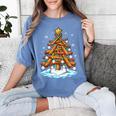 Christmas Baseball Tree Lights Xmas Women's Comfort Colors T-Shirt Chalky Mint Christmas Baseball Tree Lights Xmas Women's Comfort Colors T-Shirt Chalky Mint