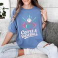Coffee And Baseball Baseball Player Women's Comfort Colors T-Shirt Chalky Mint Coffee And Baseball Baseball Player Women's Comfort Colors T-Shirt Chalky Mint