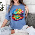Colorful Baseball Field Home Run Baseball Player Fans Women's Comfort Colors T-Shirt Chalky Mint Colorful Baseball Field Home Run Baseball Player Fans Women's Comfort Colors T-Shirt Chalky Mint