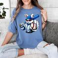 Cool Rabbit Baseball Easter Men Boy Toddler Kid Women's Comfort Colors T-Shirt Chalky Mint