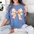Coquette Bow Baseball Mama Baseball Mom Women Women's Comfort Colors T-Shirt Chalky Mint Coquette Bow Baseball Mama Baseball Mom Women Women's Comfort Colors T-Shirt Chalky Mint