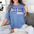 Custom Hustle Tball Tee Ball Womens Baseball Mom Women's Comfort Colors T-Shirt Chalky Mint