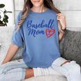 Cute Baseball Mom Heart Matching Mama Mother's Day Women's Women's Comfort Colors T-Shirt Chalky Mint