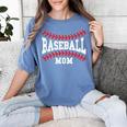 Cute Baseball Mom Laces Little League Women's Mother's Day Women's Comfort Colors T-Shirt Chalky Mint