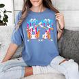 Dabbing Baseball Ice Cream Drip Number 67 Birthday Party Women's Comfort Colors T-Shirt Chalky Mint