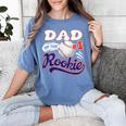 Dad Rookie Of Year 1st Birthday Baseball Theme Matching Women's Comfort Colors T-Shirt Chalky Mint