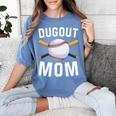 Dugout Mom Baseball Mommy Baseball Mother's Day Women's Comfort Colors T-Shirt Chalky Mint Dugout Mom Baseball Mommy Baseball Mother's Day Women's Comfort Colors T-Shirt Chalky Mint