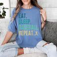 Eat Sleep Baseball Repeat Baseball Player Baseball Women's Comfort Colors T-Shirt Chalky Mint Eat Sleep Baseball Repeat Baseball Player Baseball Women's Comfort Colors T-Shirt Chalky Mint