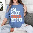 Eat Sleep Coach Repeat Shirt Men Women Baseball Lover Women's Comfort Colors T-Shirt Chalky Mint