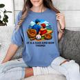 Father Son Baseball Father's Day Women's Comfort Colors T-Shirt Chalky Mint