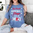 My Favorite Baseball Player Calls Me Mimi For Baseball Mom Women's Comfort Colors T-Shirt Chalky Mint My Favorite Baseball Player Calls Me Mimi For Baseball Mom Women's Comfort Colors T-Shirt Chalky Mint