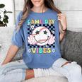 Game Day Vibes Softball Baseball Groovy Game Day Girls Women Women's Comfort Colors T-Shirt Chalky Mint Game Day Vibes Softball Baseball Groovy Game Day Girls Women Women's Comfort Colors T-Shirt Chalky Mint