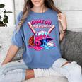 Game Kindergarten Baseball Ice Cream Drip On Back To School Women's Comfort Colors T-Shirt Chalky Mint