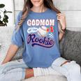 GodMom Rookie Of Year 1st Birthday Baseball Theme Matching Women's Comfort Colors T-Shirt Chalky Mint GodMom Rookie Of Year 1st Birthday Baseball Theme Matching Women's Comfort Colors T-Shirt Chalky Mint