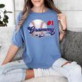 Grammy Rookie Of Year 1st Birthday Baseball Theme Matching Women's Comfort Colors T-Shirt Chalky Mint