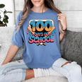 Happy 100 Days Of School Baseball Drip For Kids Teachers Women's Comfort Colors T-Shirt Chalky Mint