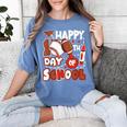 Happy 100 Days Of School Baseball Football PE Teacher Women's Comfort Colors T-Shirt Chalky Mint Happy 100 Days Of School Baseball Football PE Teacher Women's Comfort Colors T-Shirt Chalky Mint