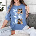 Happy Mother's Day Baseball Mom Leopard Softball Lover Women's Comfort Colors T-Shirt Chalky Mint Happy Mother's Day Baseball Mom Leopard Softball Lover Women's Comfort Colors T-Shirt Chalky Mint