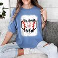 My Heart Is On That Field Baseball Mom Momm Women's Comfort Colors T-Shirt Chalky Mint My Heart Is On That Field Baseball Mom Momm Women's Comfort Colors T-Shirt Chalky Mint