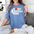 I Heart Hot Baseball Moms Women's Comfort Colors T-Shirt Chalky Mint
