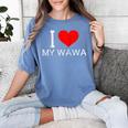 I Heart My Wawa Raglan Baseball Tee Women's Comfort Colors T-Shirt Chalky Mint I Heart My Wawa Raglan Baseball Tee Women's Comfort Colors T-Shirt Chalky Mint