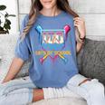 HUGvyn 100 Drippy Days Of School Baseball Ice Cream 100 Days Women's Comfort Colors T-Shirt Chalky Mint HUGvyn 100 Drippy Days Of School Baseball Ice Cream 100 Days Women's Comfort Colors T-Shirt Chalky Mint