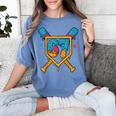 HUGvyn 67 Baseball Ice Cream Drip Six Seven Genz Alpha Slang Women's Comfort Colors T-Shirt Chalky Mint