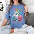 HUGvyn I Survived 100 Days Of School Baseball 6 7 Ice Cream Women's Comfort Colors T-Shirt Chalky Mint