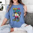Ice Cream Drip Baseball Party 100 Days Of School Teacher Women's Comfort Colors T-Shirt Chalky Mint