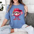 Ice Cream Drip Baseball Valentine's Day Spots Baseball Drip Women's Comfort Colors T-Shirt Chalky Mint