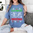 I'Ll Be Home For Christmas Baseball Xmas Women's Comfort Colors T-Shirt Chalky Mint