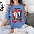 I'm Their Biggest Fan Volleyball Baseball Mom Women's Comfort Colors T-Shirt Chalky Mint