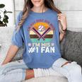 I'm Not Just His Mom Baseball Moms Baseball Mothers Women's Comfort Colors T-Shirt Chalky Mint