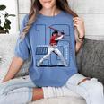 Jarren Duran Boston MLB Baseball Players MLBJDU202M Women's Comfort Colors T-Shirt Chalky Mint