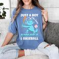 Just A Boy Who Loves Axolotls & Baseball Women's Comfort Colors T-Shirt Chalky Mint Just A Boy Who Loves Axolotls & Baseball Women's Comfort Colors T-Shirt Chalky Mint