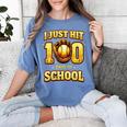 I Just Hit 100 Days Of School Baseball Boys Kids 100th Day Women's Comfort Colors T-Shirt Chalky Mint I Just Hit 100 Days Of School Baseball Boys Kids 100th Day Women's Comfort Colors T-Shirt Chalky Mint