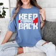 Keep Coming Back Celebrate Recovery Rehab NA AA Raglan Baseball Tee Women's Comfort Colors T-Shirt Chalky Mint