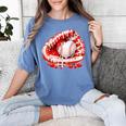 Kid Drip Ice Cream Baseball Heart Catcher Valentines Day Boy Women's Comfort Colors T-Shirt Chalky Mint Kid Drip Ice Cream Baseball Heart Catcher Valentines Day Boy Women's Comfort Colors T-Shirt Chalky Mint