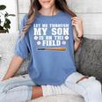 Let Me Through My Son Is Out The Field Baseball Mom Women's Comfort Colors T-Shirt Chalky Mint Let Me Through My Son Is Out The Field Baseball Mom Women's Comfort Colors T-Shirt Chalky Mint