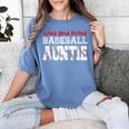 Loud And Proud Baseball Auntie Baseball Mom Heart Women's Comfort Colors T-Shirt Chalky Mint Loud And Proud Baseball Auntie Baseball Mom Heart Women's Comfort Colors T-Shirt Chalky Mint