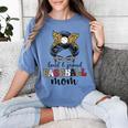 Loud And Proud Baseball Mom Messy Bun Leopard Baseball Mom Women's Comfort Colors T-Shirt Chalky Mint Loud And Proud Baseball Mom Messy Bun Leopard Baseball Mom Women's Comfort Colors T-Shirt Chalky Mint