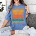 Loud And Proud Baseball Mom Vibrant Colorful Stripe Women's Comfort Colors T-Shirt Chalky Mint