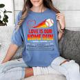 Love Is Our Home Run Baseball Valentine Couple Women's Comfort Colors T-Shirt Chalky Mint Love Is Our Home Run Baseball Valentine Couple Women's Comfort Colors T-Shirt Chalky Mint