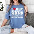 I Love Hot Baseball Mom Wieners Women's Comfort Colors T-Shirt Chalky Mint